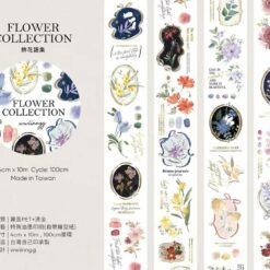 Wwiinngg Matte PET Tape - Flower Collection