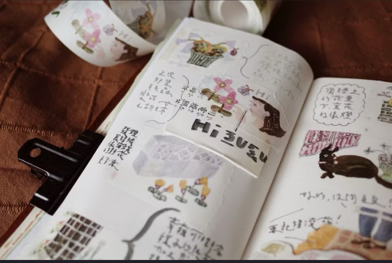 Misshoegg Washi Tape - Corner Garden