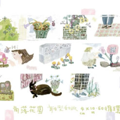 Misshoegg Washi Tape - Corner Garden