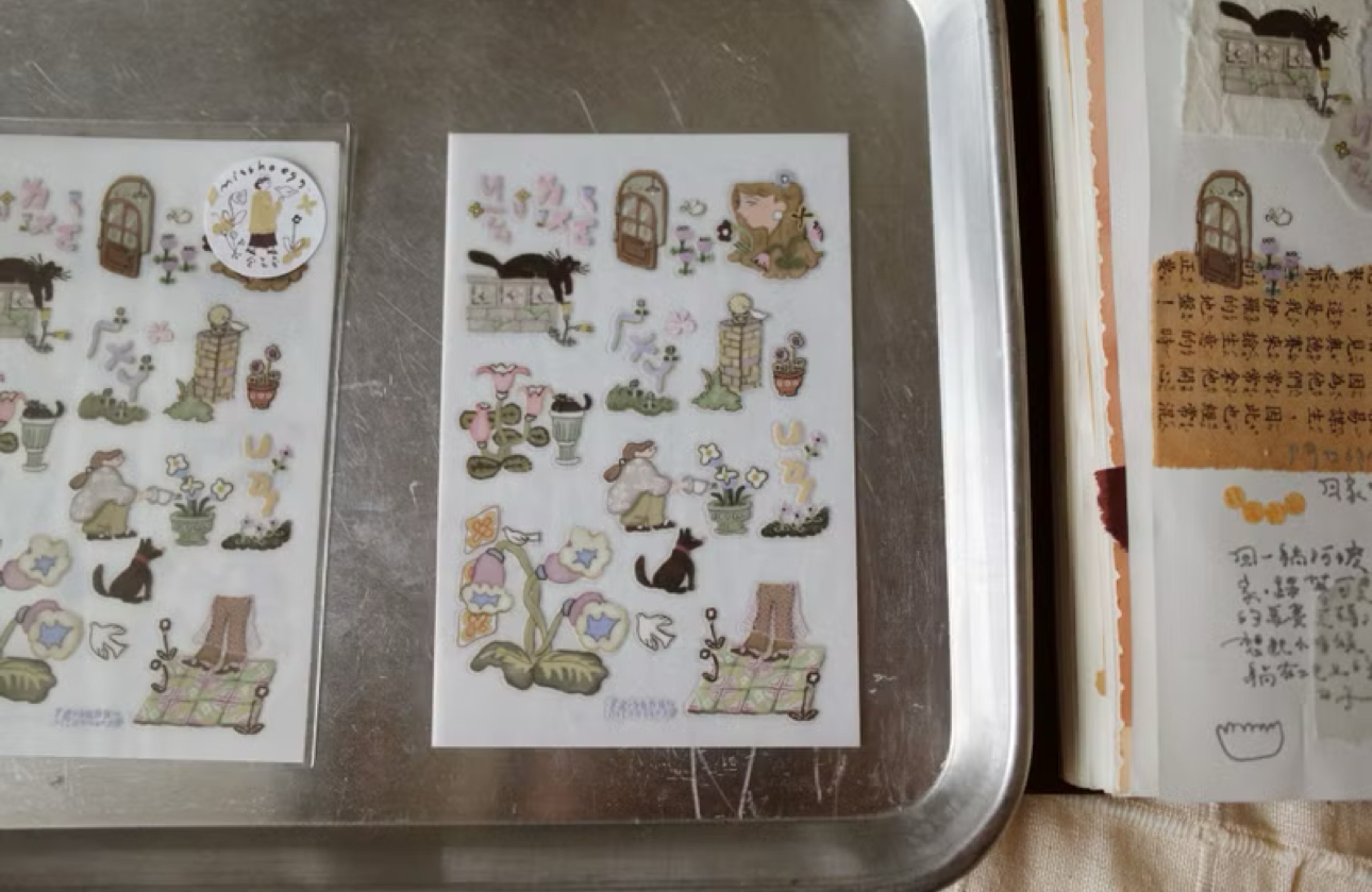 Misshoegg Transfer Stickers Corner Garden