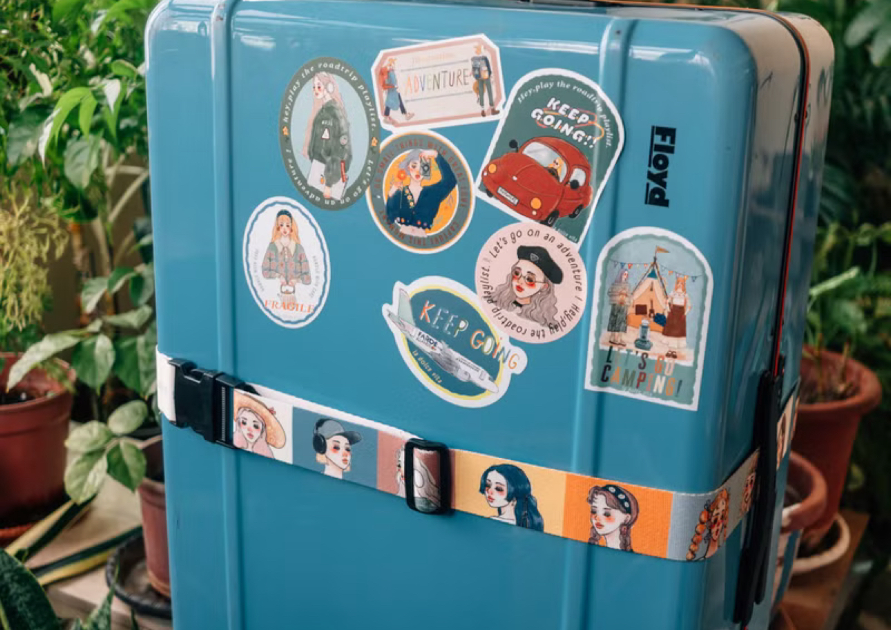 La Dolce Vita Travel Agency Waterproof Stickers