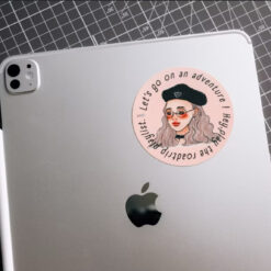 La Dolce Vita Travel Agency Waterproof Stickers