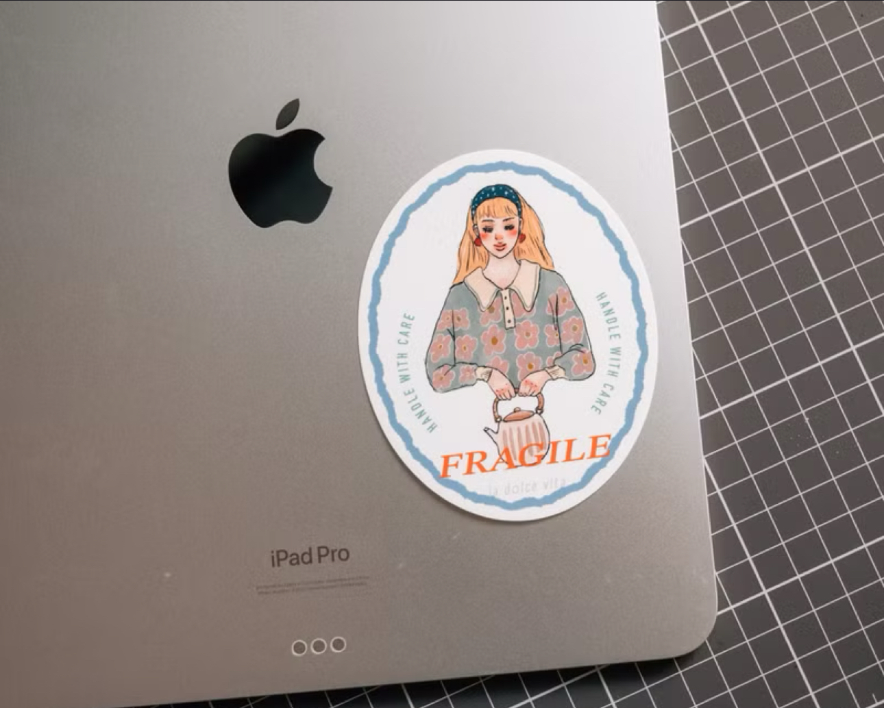 La Dolce Vita Travel Agency Waterproof Stickers