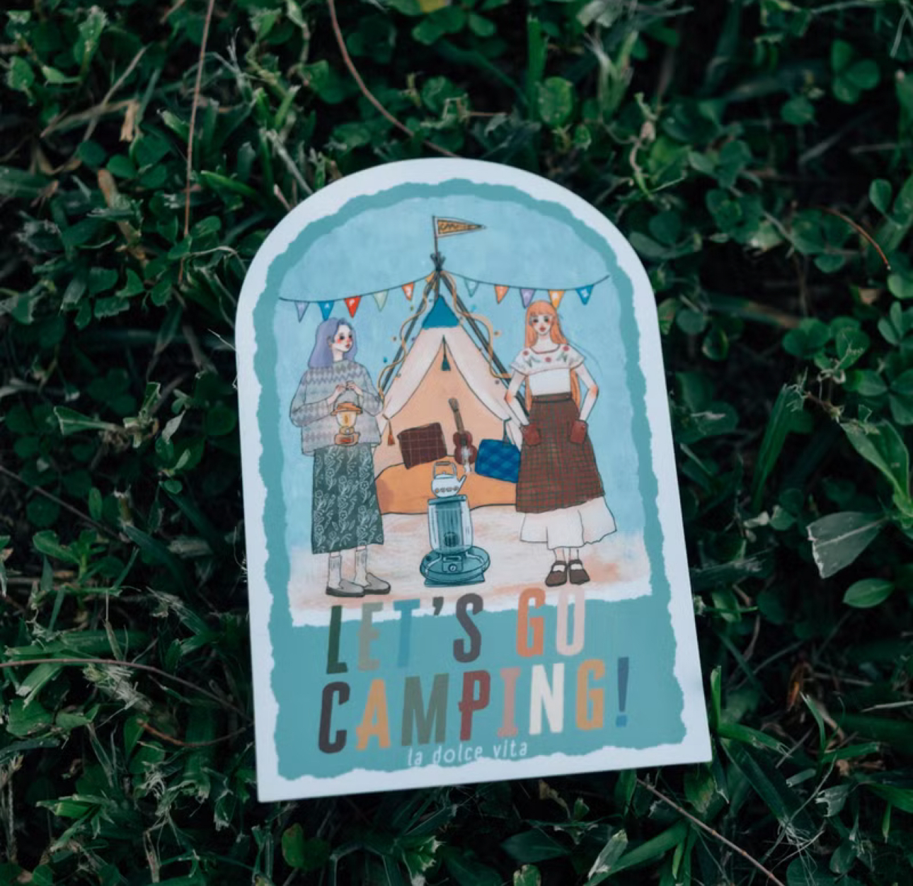 La Dolce Vita Travel Agency Waterproof Stickers