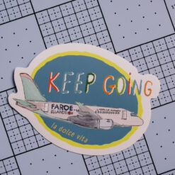 La Dolce Vita Travel Agency Waterproof Stickers