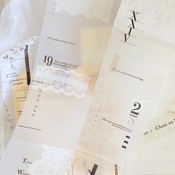 Siyun Studio Tracing Paper Tape White Lace