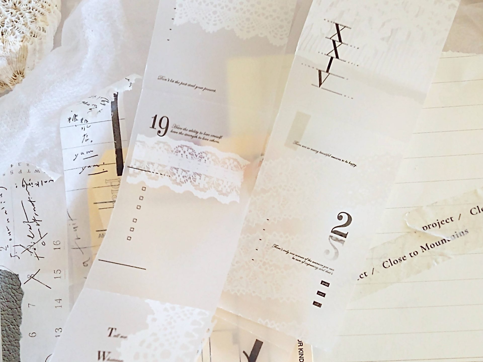 Siyun Studio Tracing Paper Tape White Lace