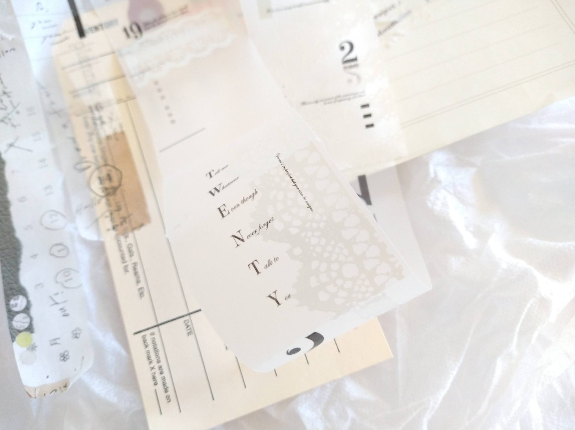 Siyun Studio Tracing Paper Tape White Lace