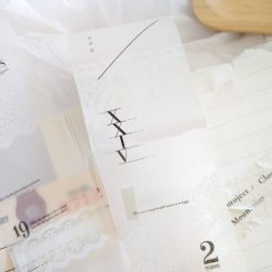 Siyun Studio Tracing Paper Tape White Lace