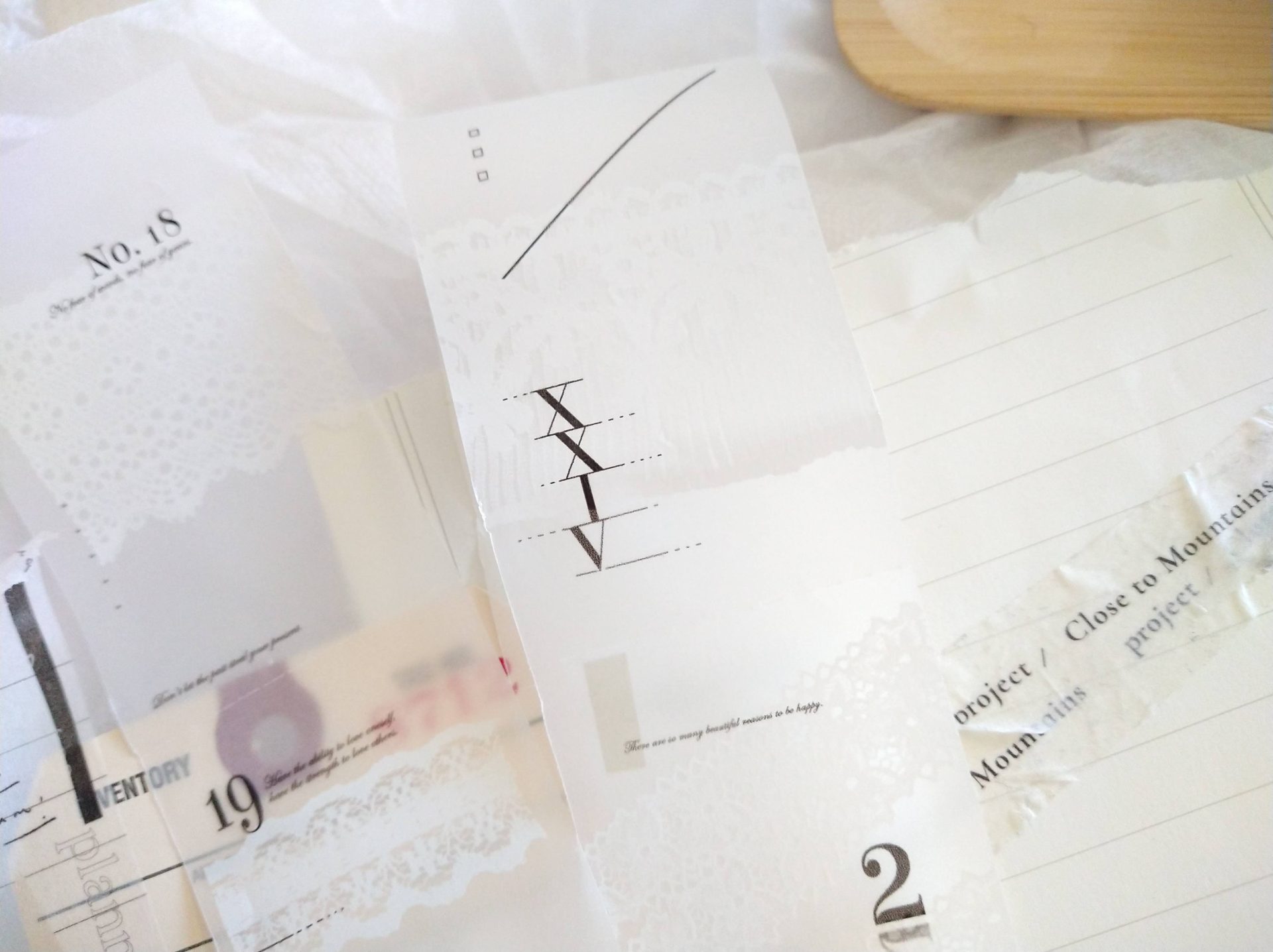 Siyun Studio Tracing Paper Tape White Lace