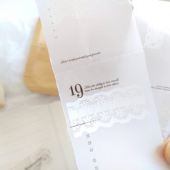 Siyun Studio Tracing Paper Tape White Lace