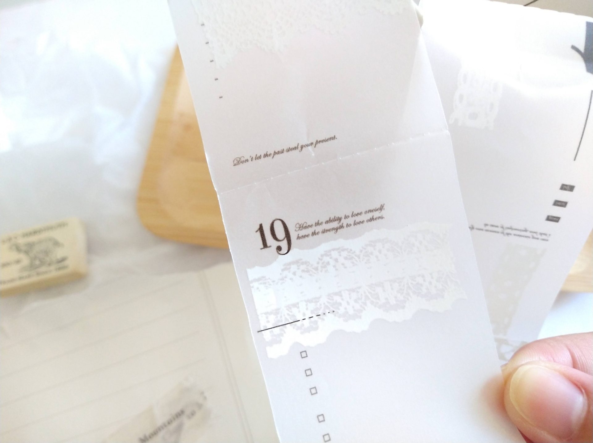 Siyun Studio Tracing Paper Tape White Lace