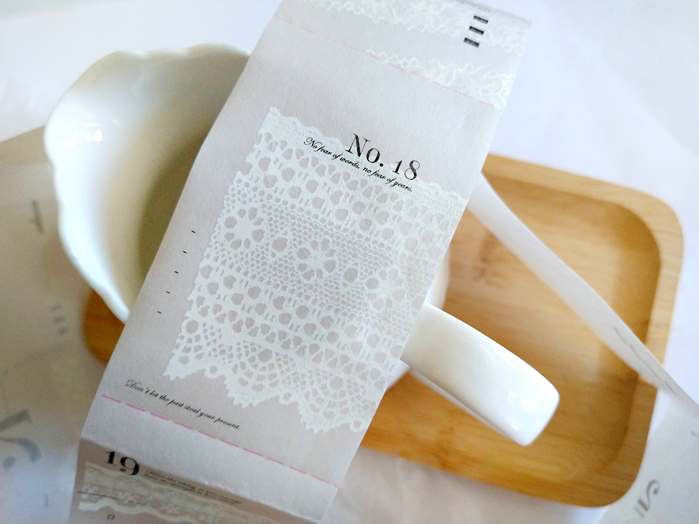 Siyun Studio Washi Tape White Lace