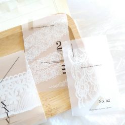 Siyun Studio Tracing Paper Tape White Lace
