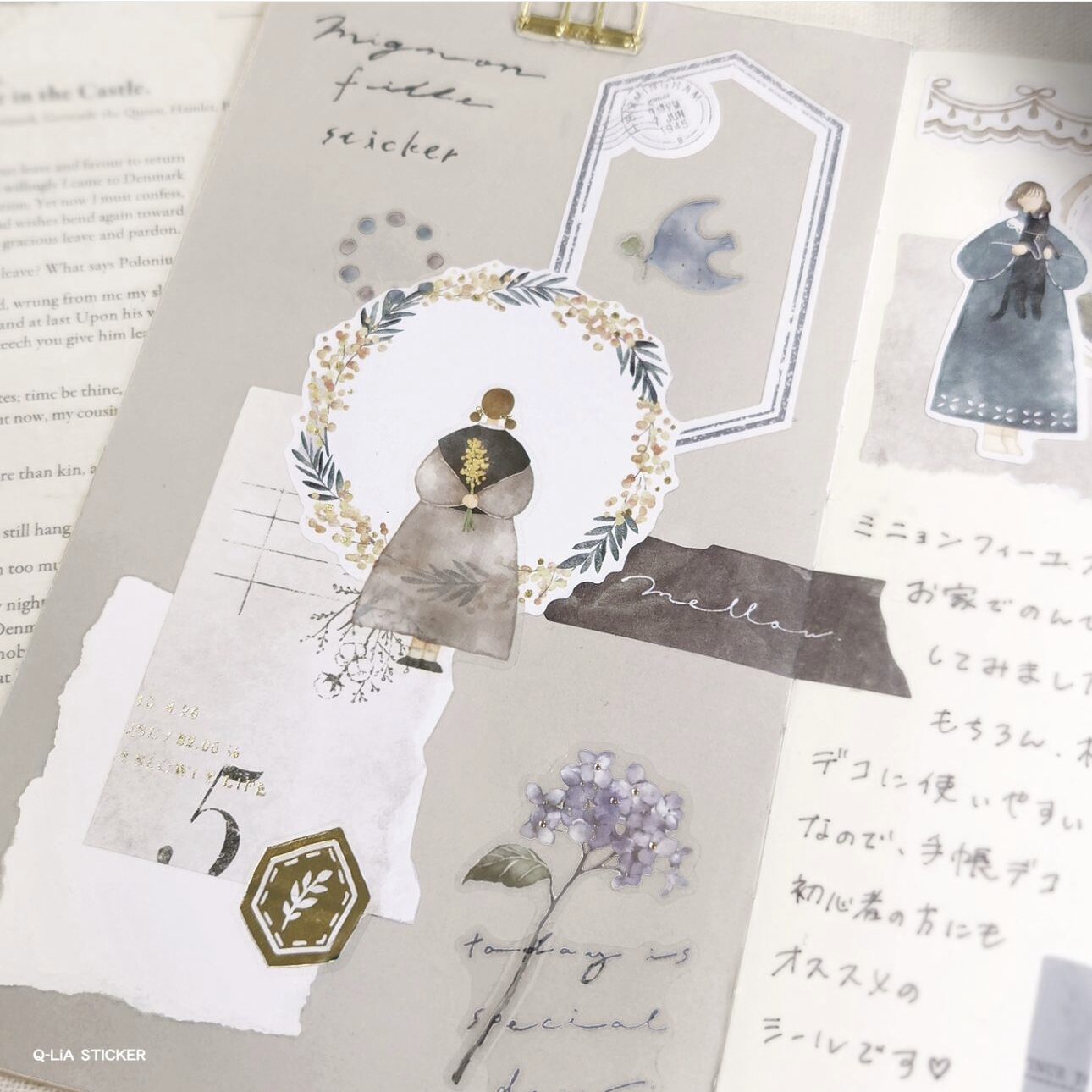 Q-lia Mignon Fille Stickers (6 designs) - Image 5