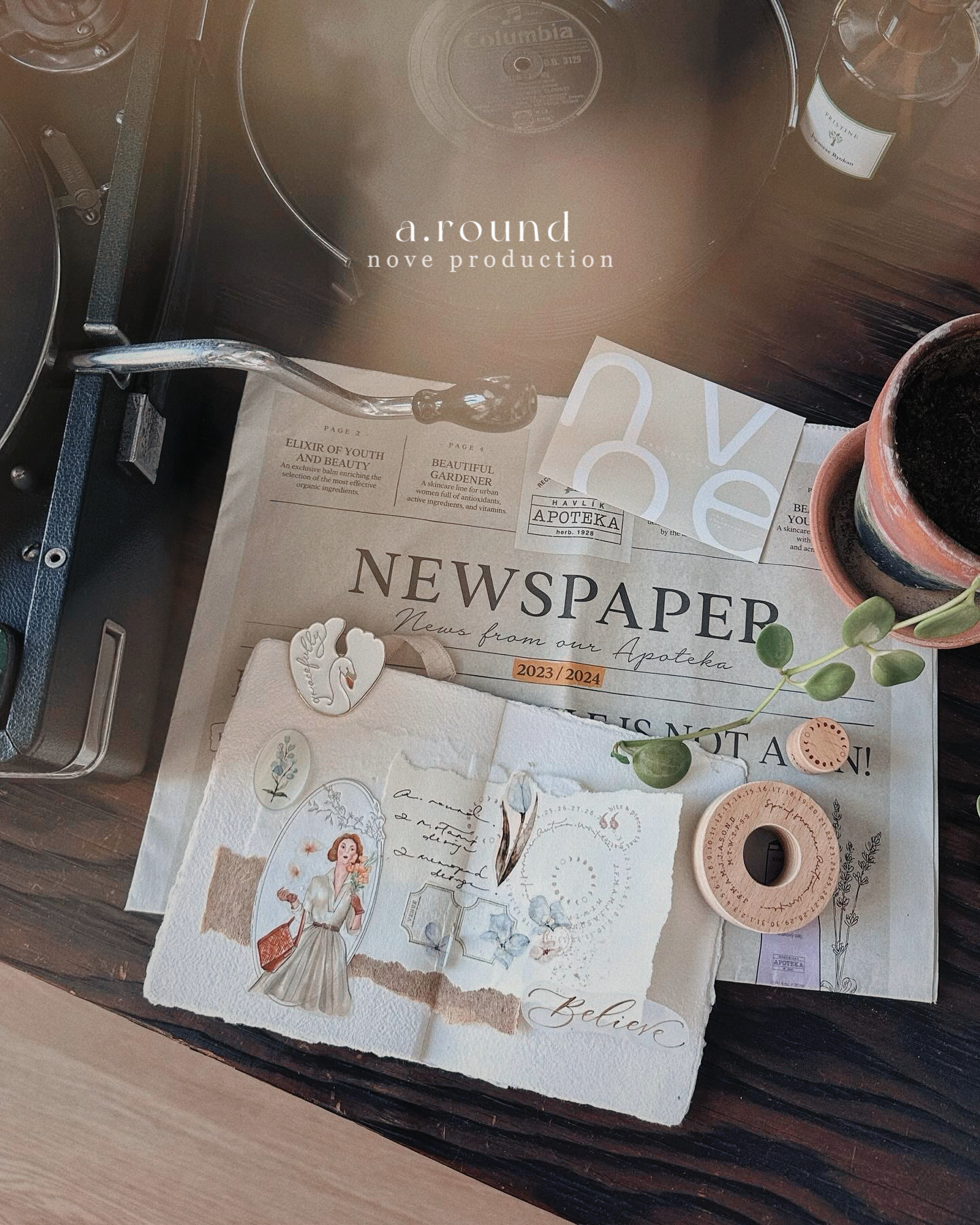 Nove Rubber Stamps - a.round Collection