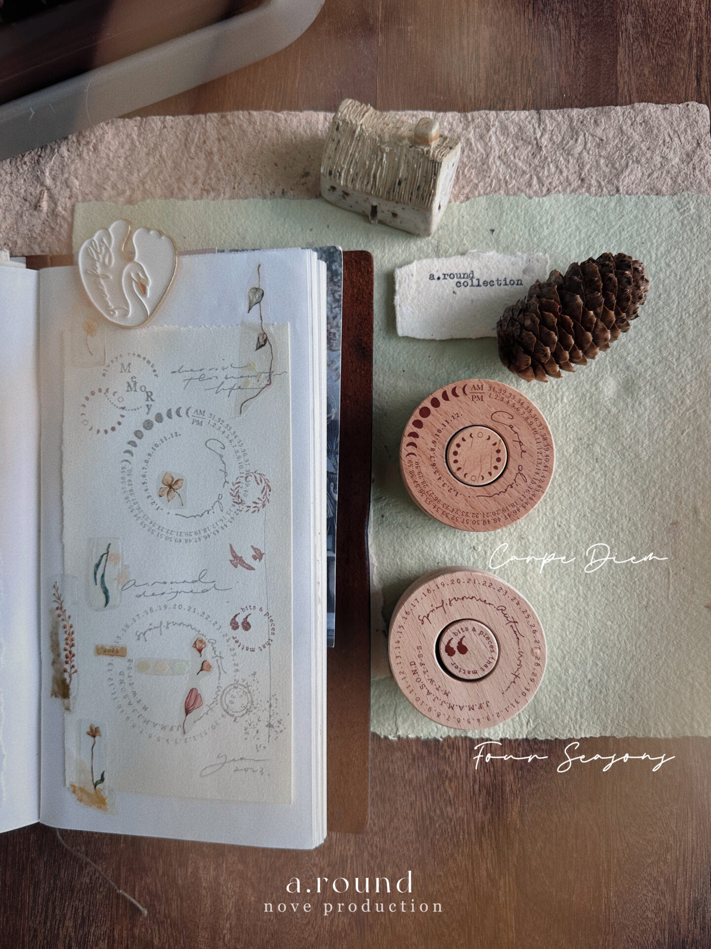 Nove Rubber Stamps - a.round Collection