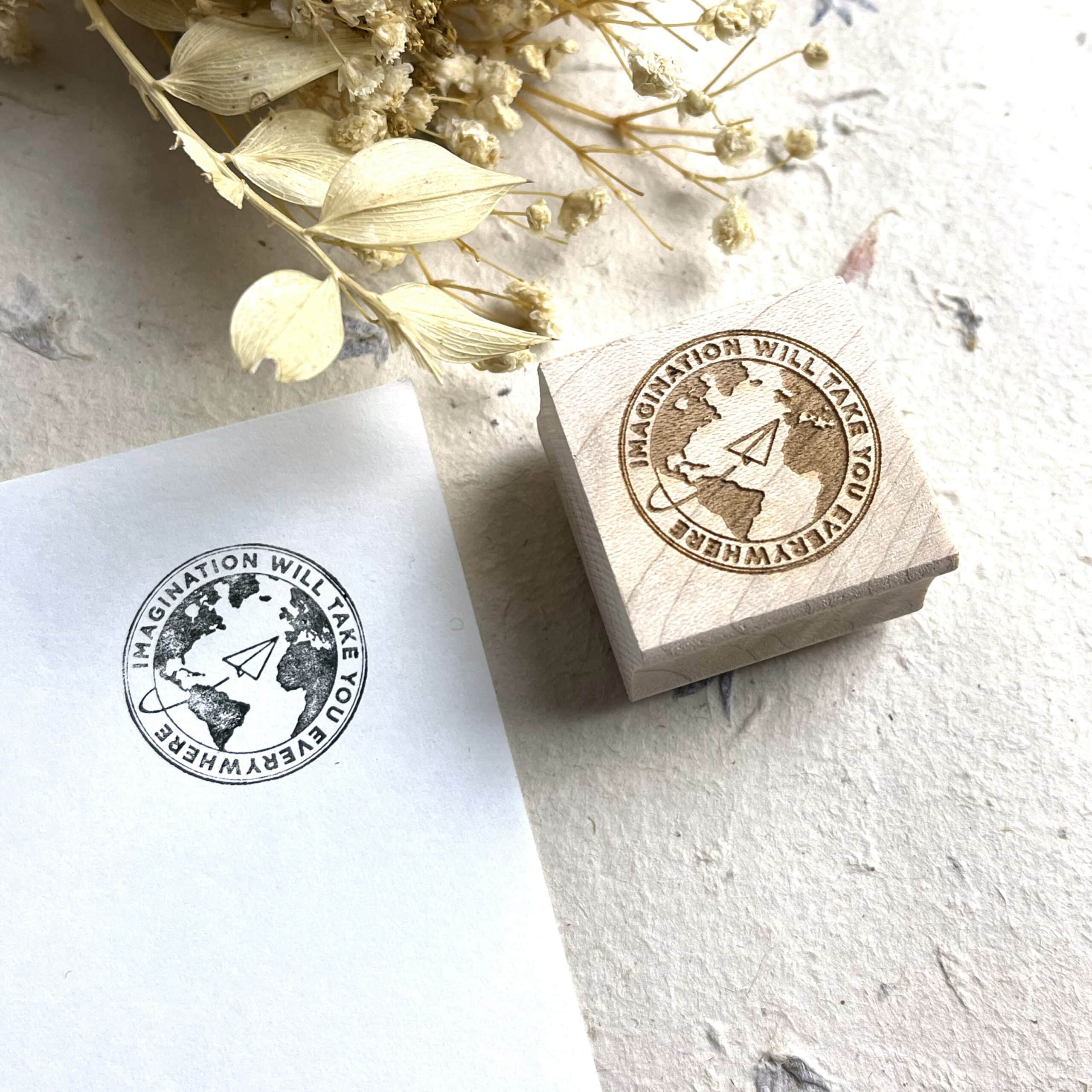 Baum-kuchen Rubber Stamp - Imagination Will Take You Everywhere