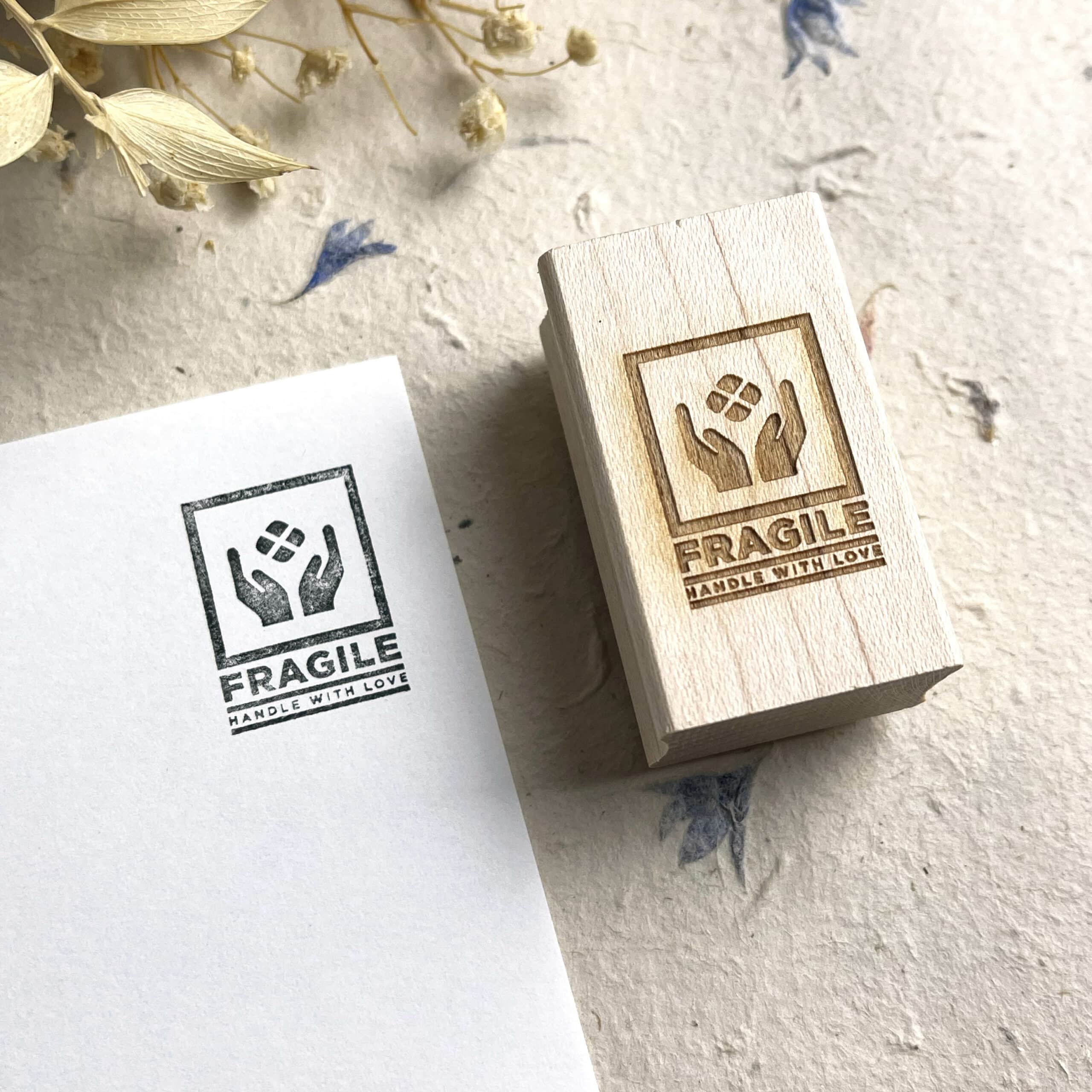 Baum-kuchen Rubber Stamp - Fragile