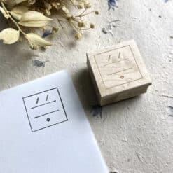 Baum-kuchen Rubber Stamp - Date Header