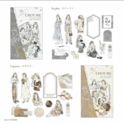 Q-lia Choume Girls Sticker (6 designs)