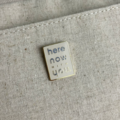 Baum-kuchen Enamel Pin - Here Now With You - Image 2