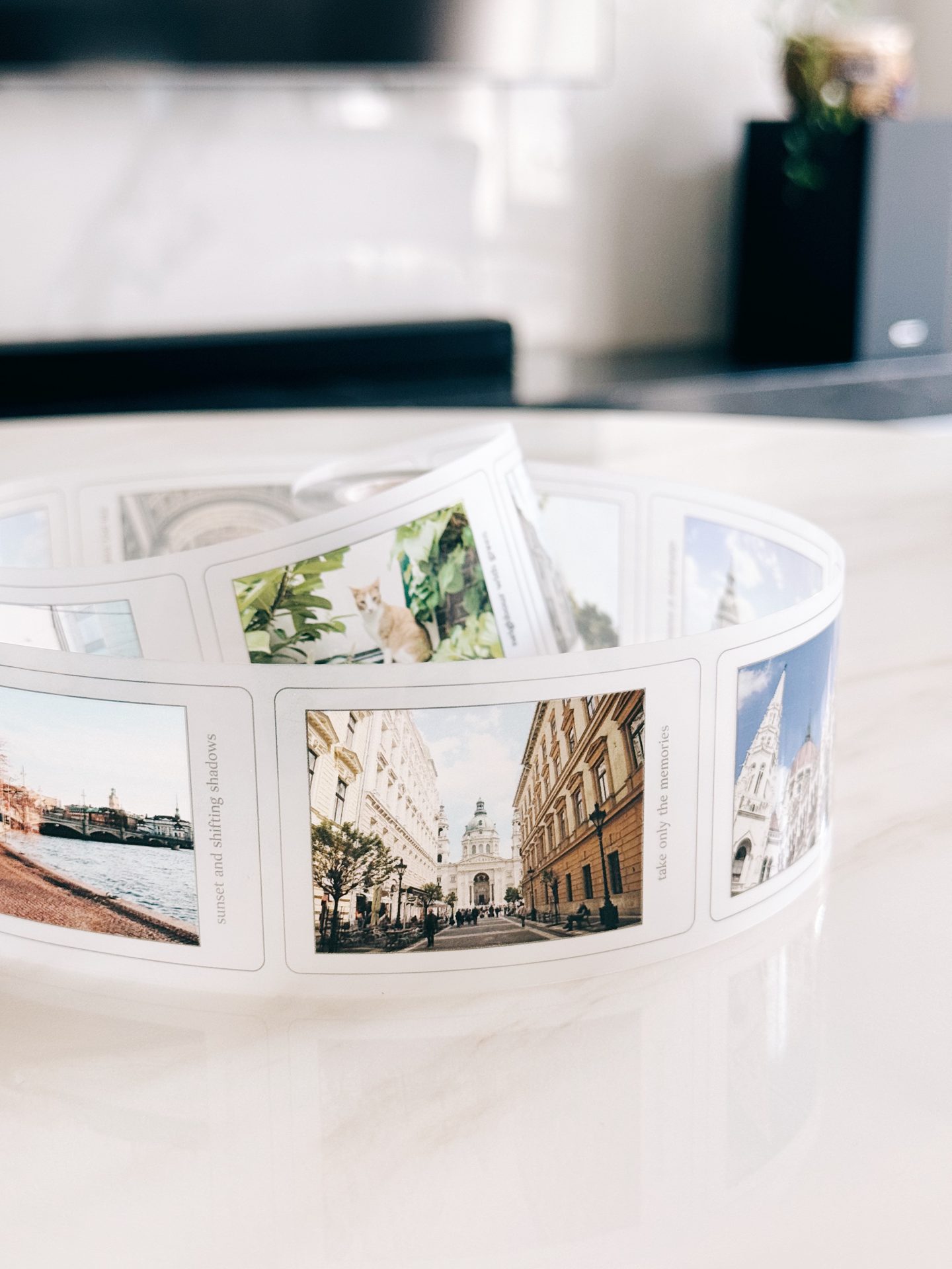 Traveling on Paper Stay PET Tape