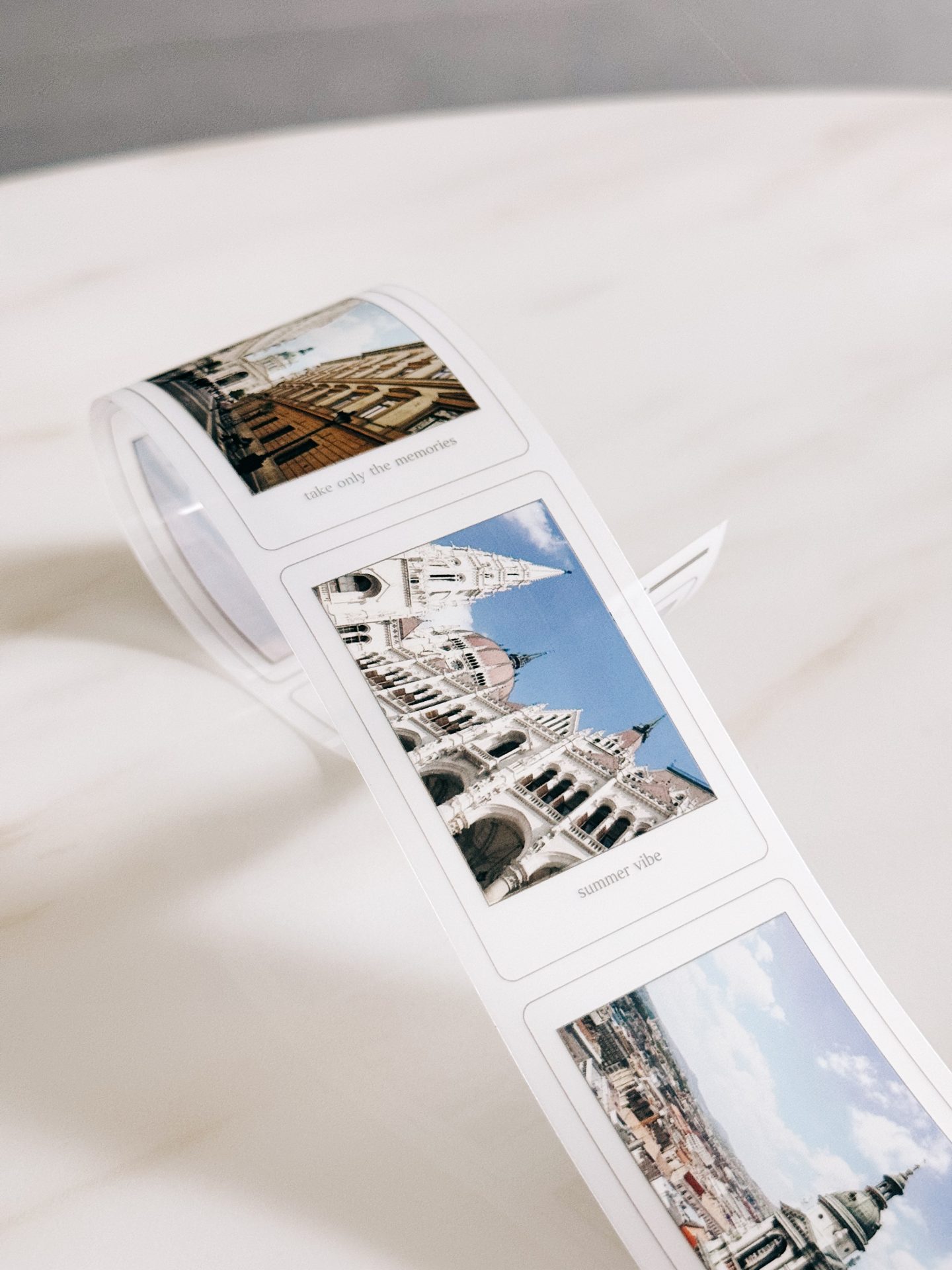 Traveling on Paper Stay PET Tape