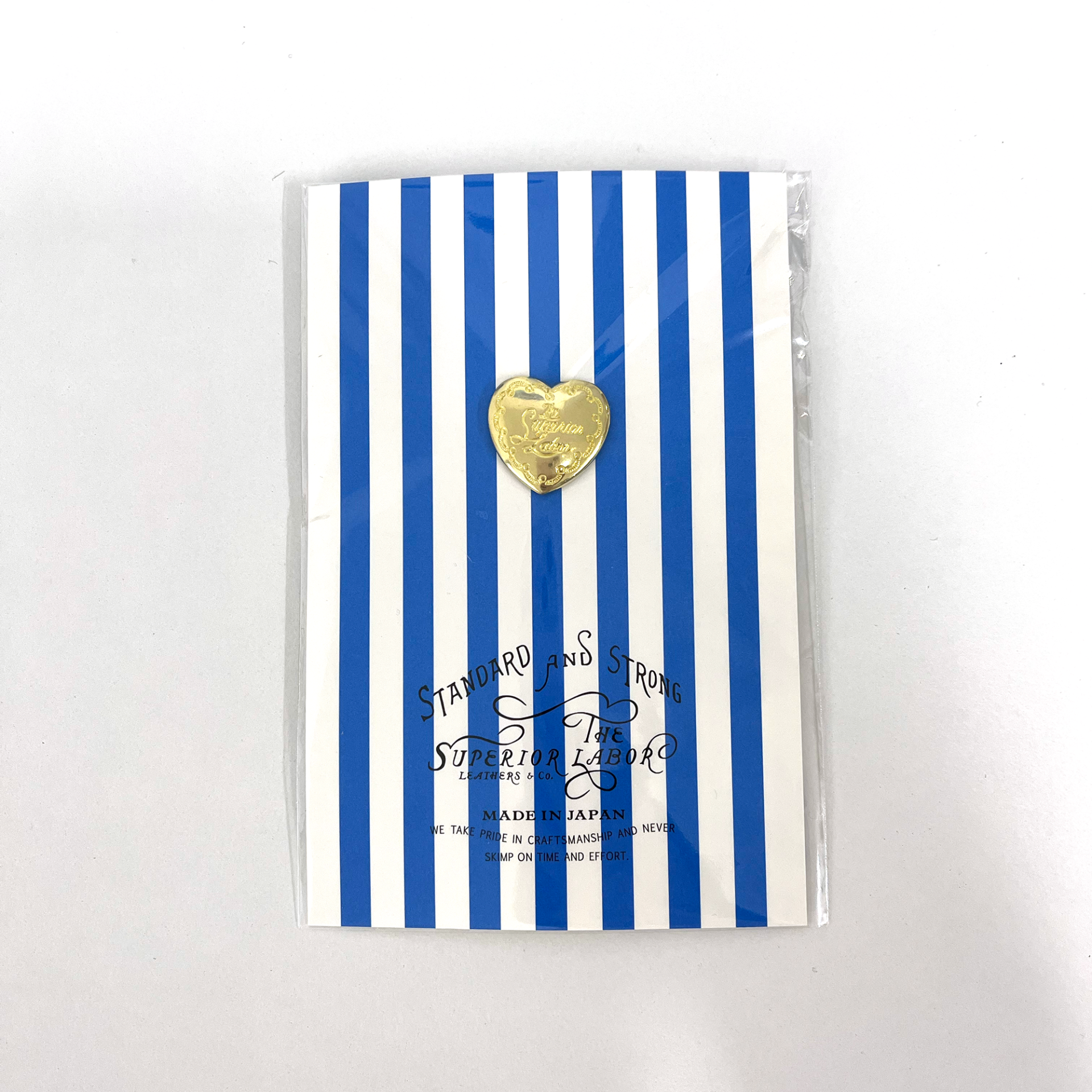 The Superior Labor Heart Brass Charm / Pin - Image 2