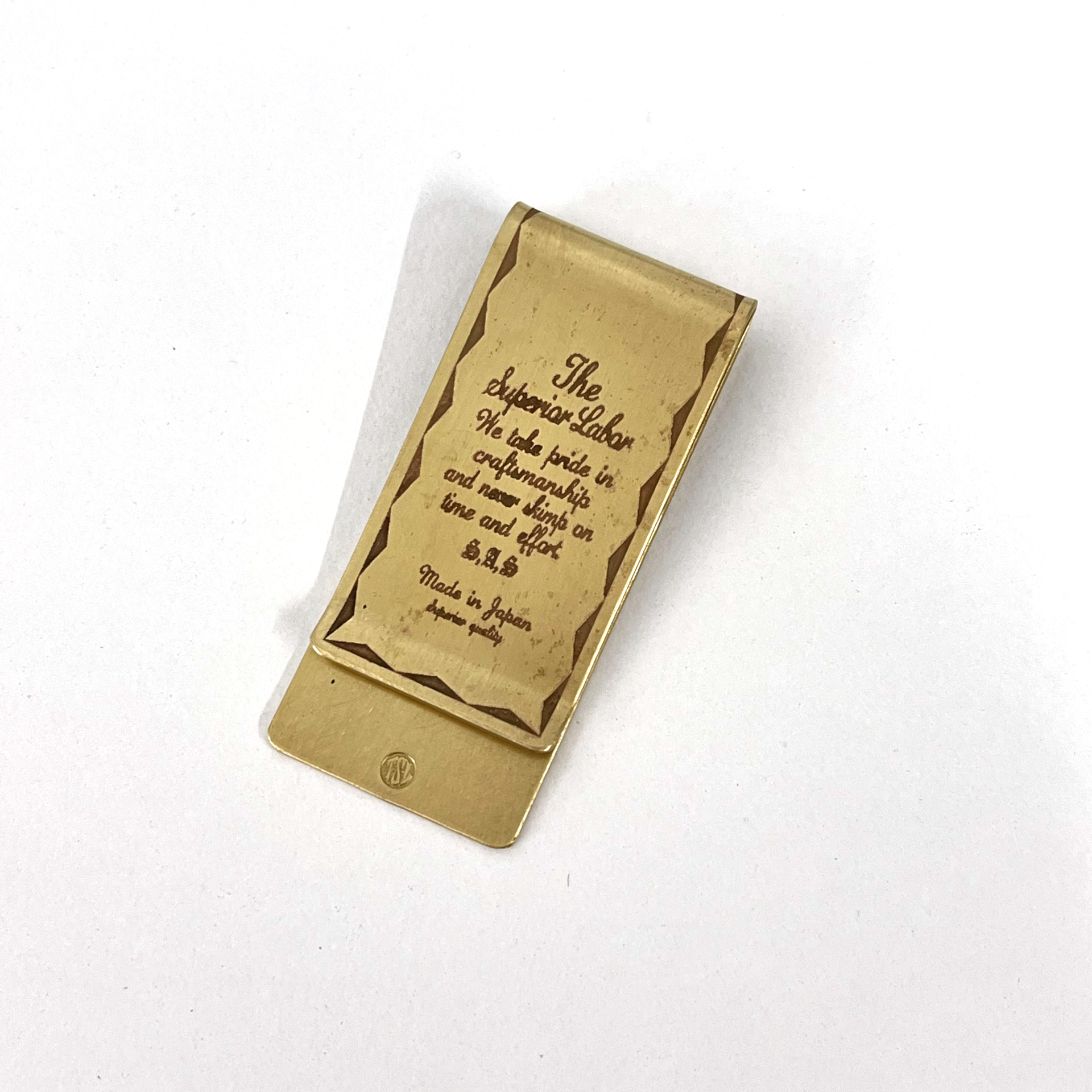 The Superior Labor Brass Money Clip