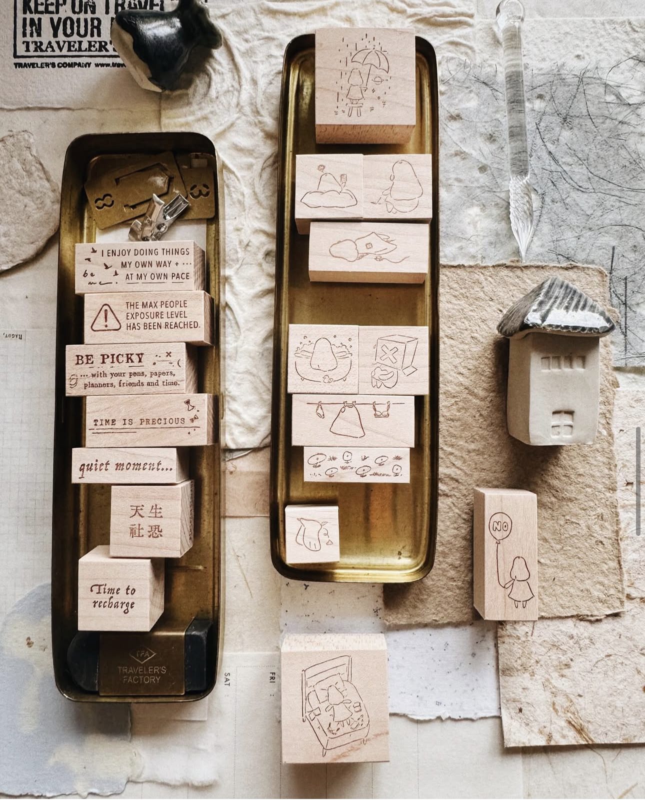 PensPapersPlanner Rubber Stamps Series 8 - Stationery - Image 4