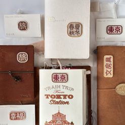 Nove Origami Words Embroidery Stickers