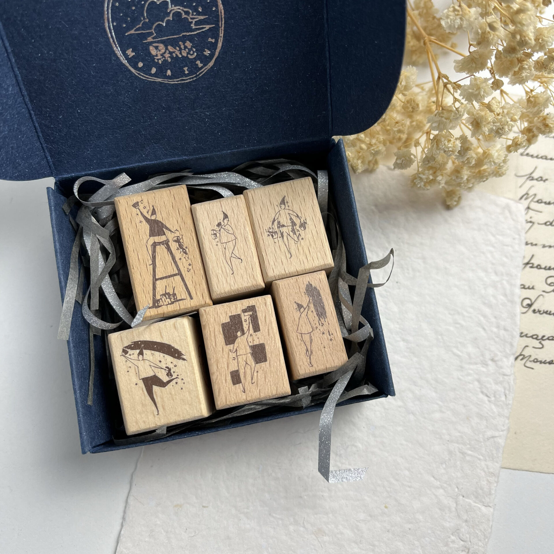Modaizhi 7th Anniversary Rubber Stamp Set - Image 2