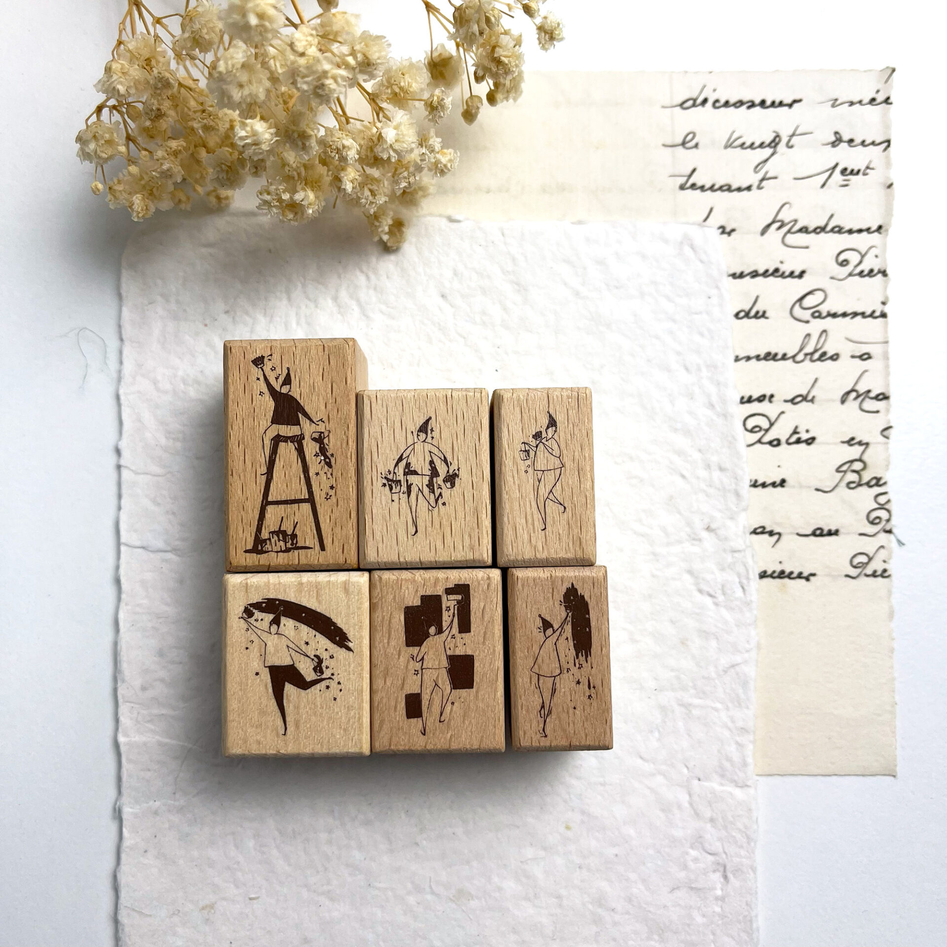 Modaizhi 7th Anniversary Rubber Stamp Set