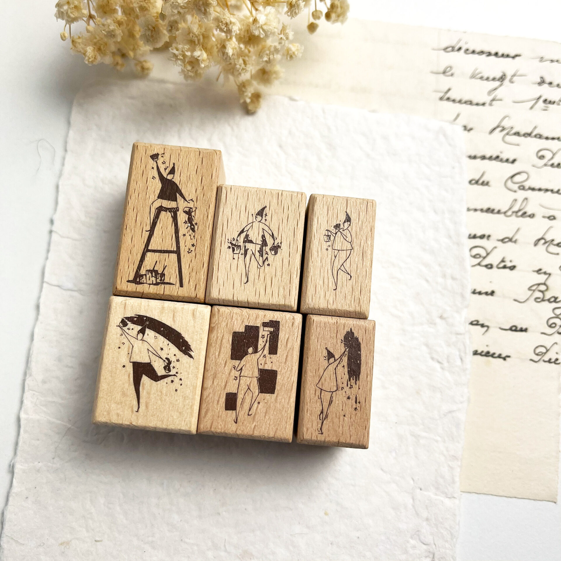 Modaizhi 7th Anniversary Rubber Stamp Set - Image 3