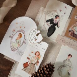Nove Matte PET Tape - Vintage Elegance