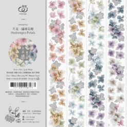 Loidesign Glossy Bronzing PET Tape - Hydrangea Petals