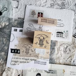PensPapersPlanner Rubber Stamps - A Quiet Love For Stationery