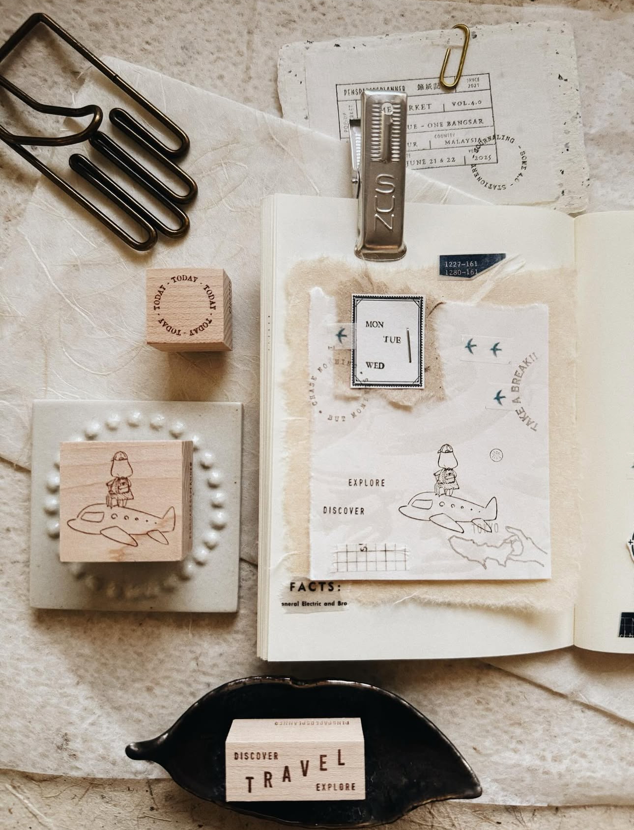 PensPapersPlanner Rubber Stamps - Travel Series