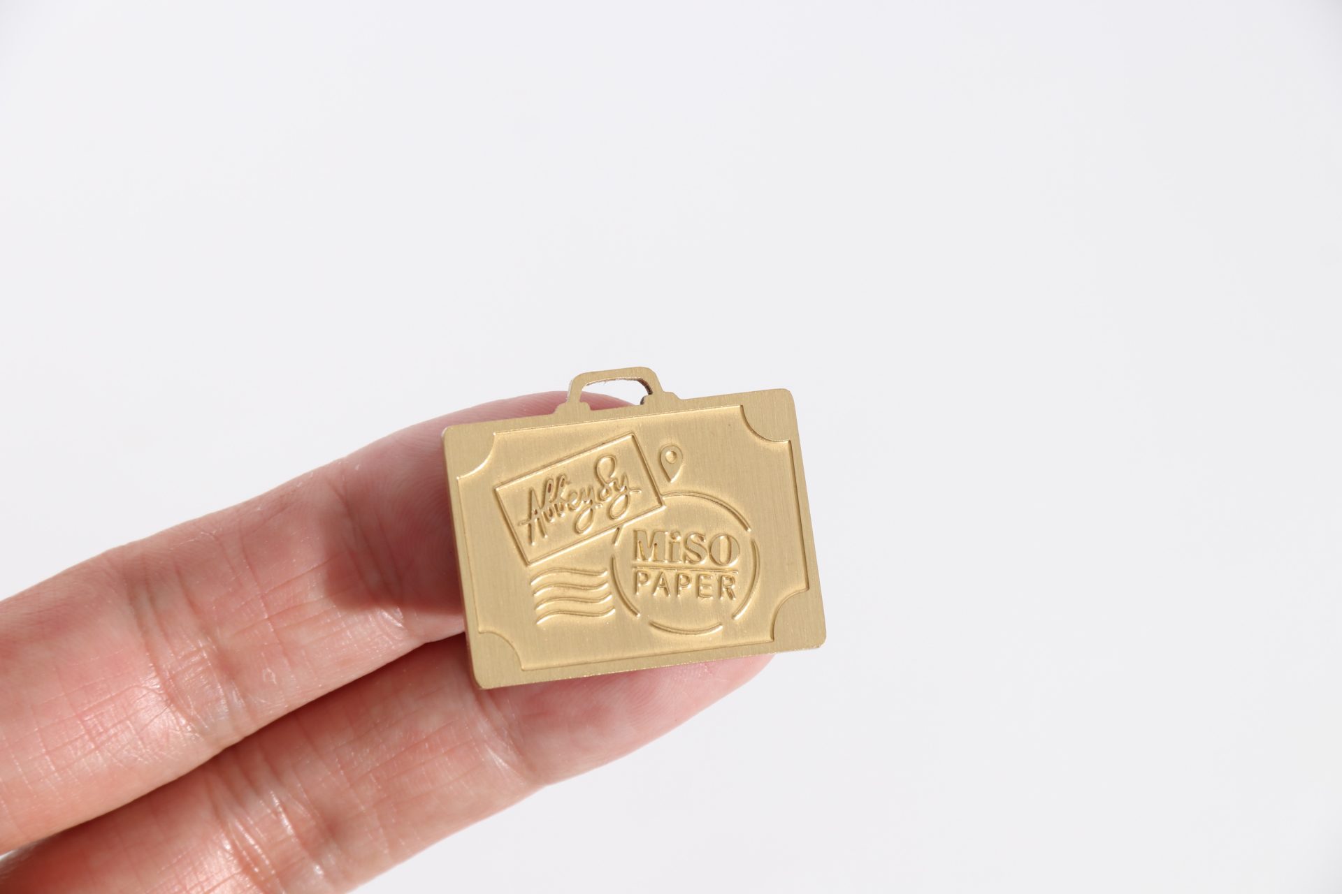 Miso Paper x Abbey Sy Travel Brass Charm - Image 2