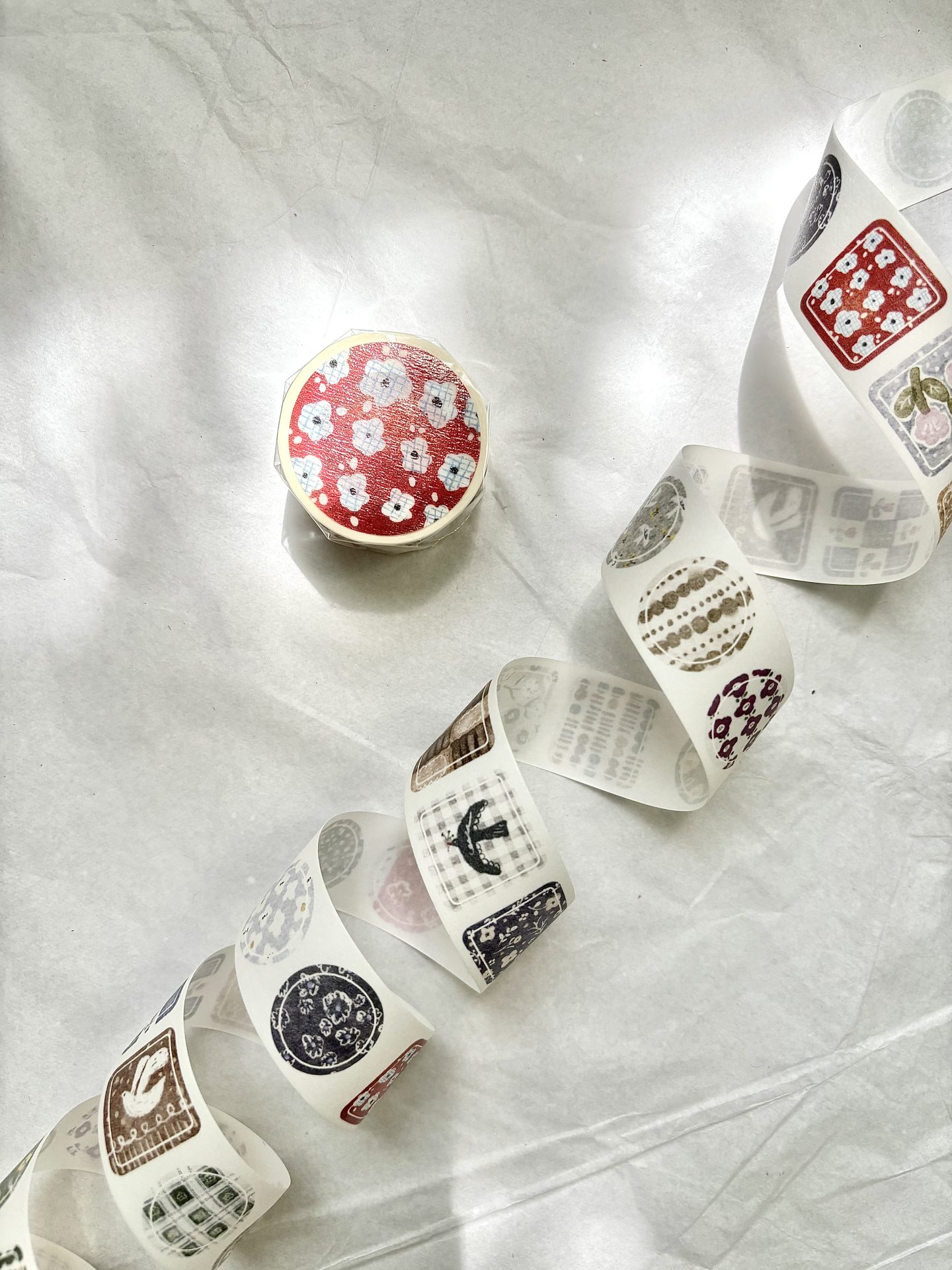 Pion Die Cut Washi Tape - Coaster
