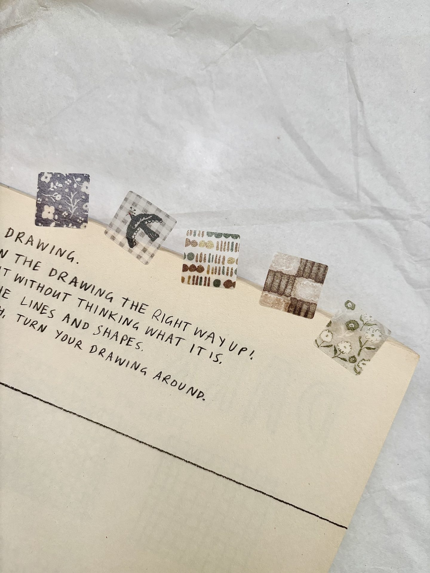 Pion Die Cut Washi Tape - Coaster