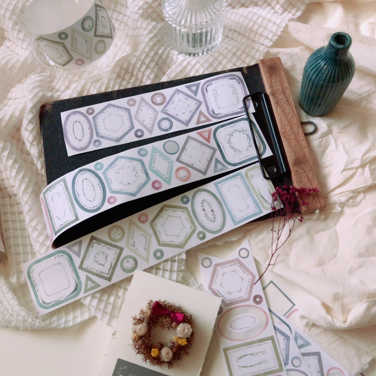 Loidesign Die-Cut Washi Tape - Lovely Flower Frame
