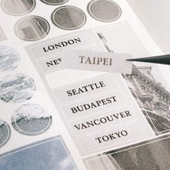 Traveling on Paper Rainy Days Die-Cut Washi Tape