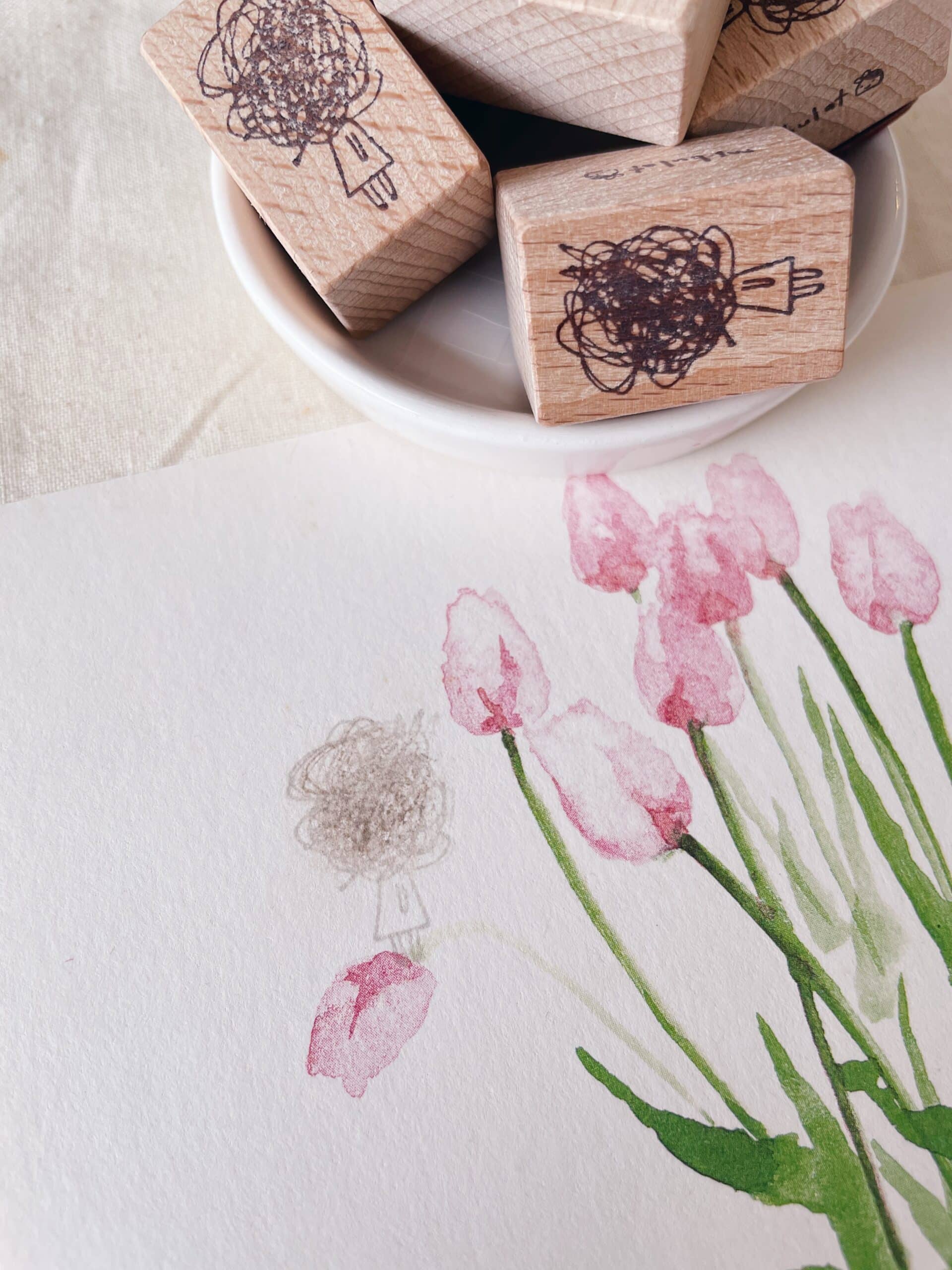 Ms Bulat Rubber stamp - I’m okay