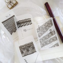 Siyun Studio Tracing Paper Tape - Black Lace