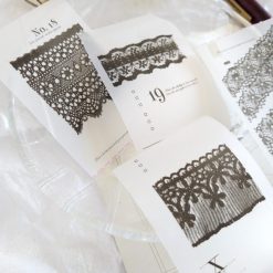 Siyun Studio Tracing Paper Tape - Black Lace