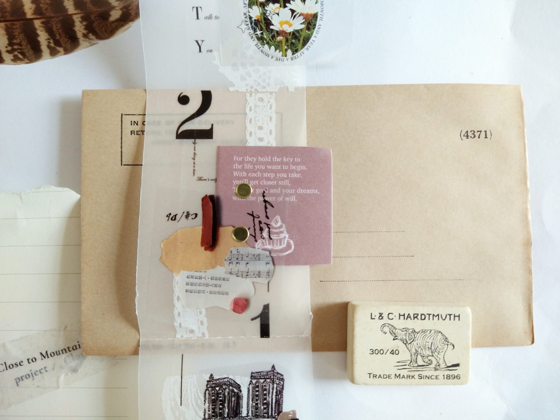 Siyun Studio Tracing Paper Tape White Lace