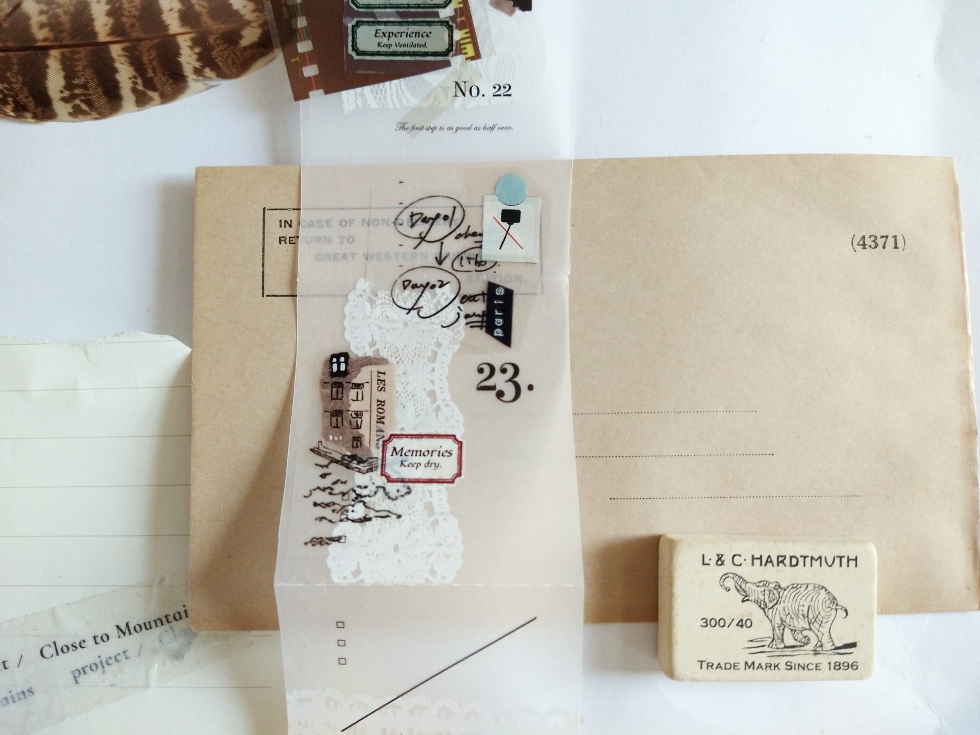 Siyun Studio Tracing Paper Tape White Lace