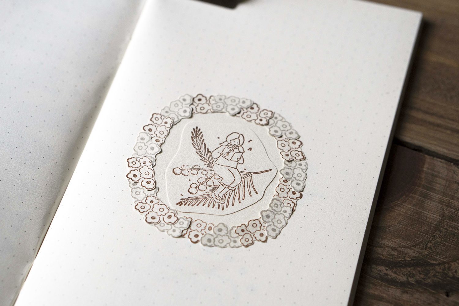 Ivy Snow Suzu Rubber Stamp